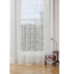 Letellier Cotton Blend Sheer Single Curtain Panel
