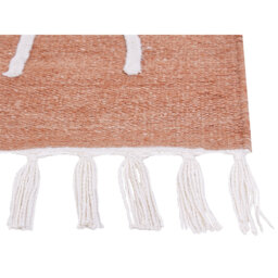 Williar Flatweave Polyester Light Red Rug