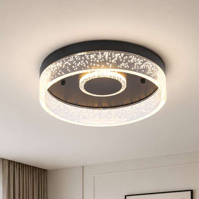 2-Light 30cm LED Flush Mount