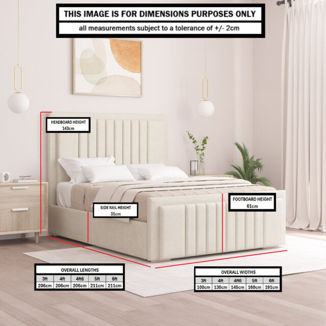 Alama Upholstered Panel Bed