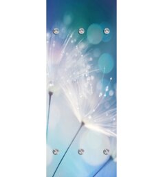 Pusteblume Plastic Wall 6 - Hook Wall Mounted Coat Rack