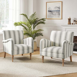 Lila 75 Cm Wide Coastal Farmhouse Armchair