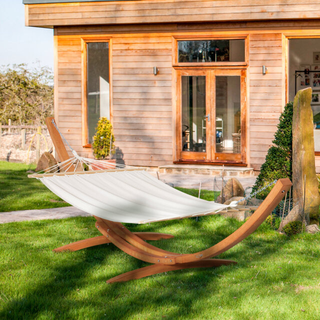 Ahtsham Spreader Bar Hammock with Stand