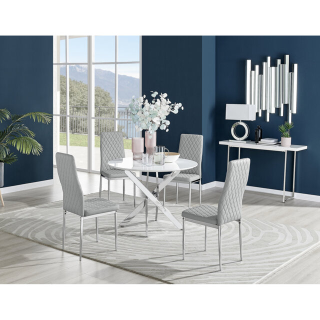 Eubanks 4 - Person Dining Set