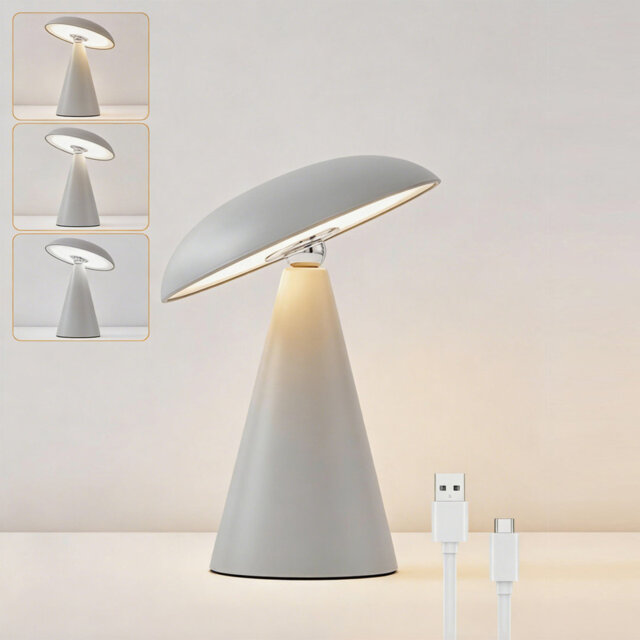 Rechargeable Bedside Table Lamp, Portable LED