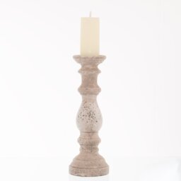 Wood Tabletop Candlestick