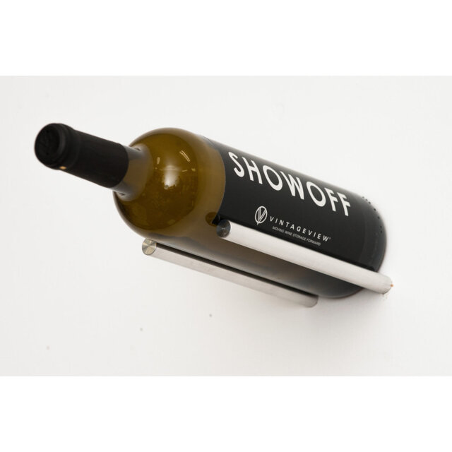 Anikha Vino Rails Single Bottle Wine Rack in Golden Bronze