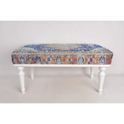 Cotton Upholstered Bench