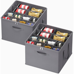 16 Pair Stackable Shoe Storage Box