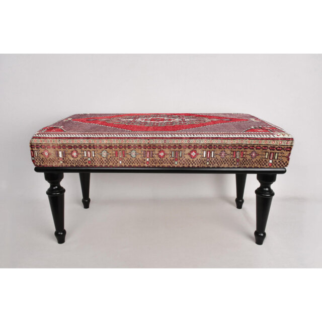 Cotton Upholstered Bench