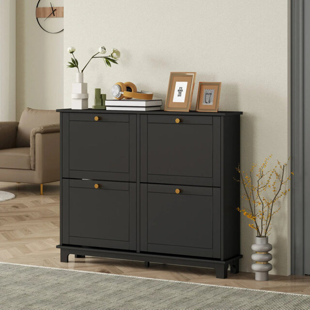 12 Pair Shoe Storage Cabinet