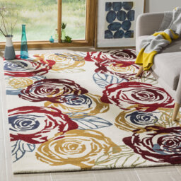 Jeremy Hand Tufted Wool Purple/Yellow Rug