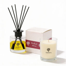 Nicola Spring Mulled Wine Candle & Diffuser Set - 160g Jar & 200ml Diffuser