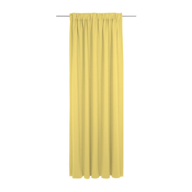 Uni Collection Light 100% Cotton Opaque Pinch Pleat Single Curtain Panel