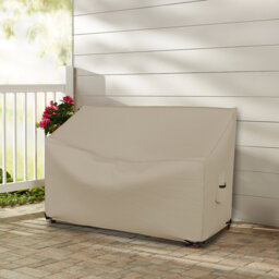 HeavyDuty Multipurpose Waterproof Outdoor Bench Cover, Patio Lounge 3-Seat Deep Bench Cover