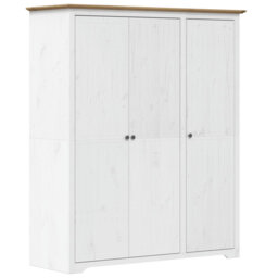 "Douberly Wardrobe ""BODO"" 146x53,5x173 cm Solid Wood Pine"