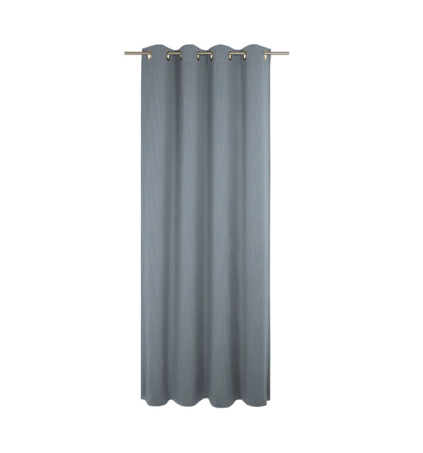 Uni Collection Light 100% Cotton Opaque Grommet / Eyelet Single Curtain Panel