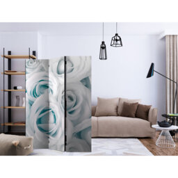 Room Divider - Satin Rose (Turquoise) [Room Dividers]