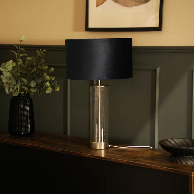 Simonetta Glass Table Lamp