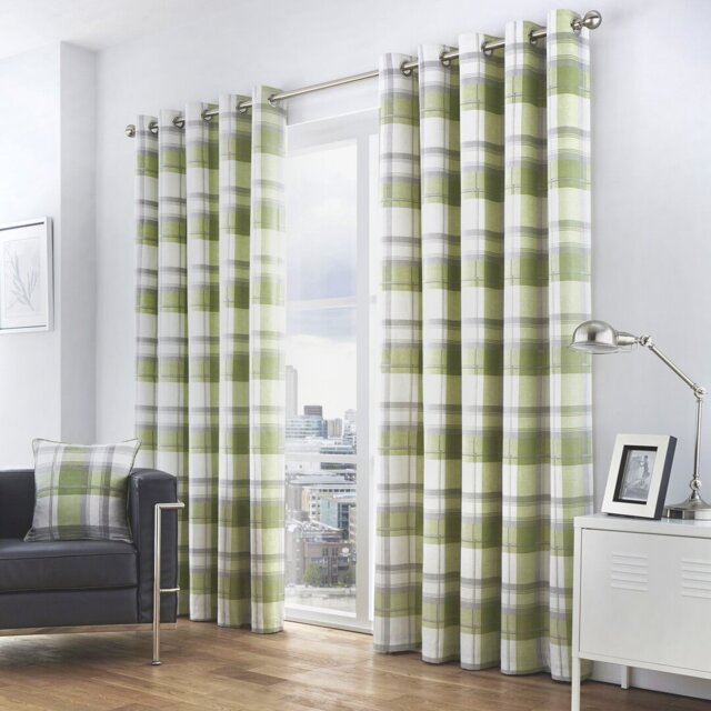 Cotton Sheer Curtain Pair