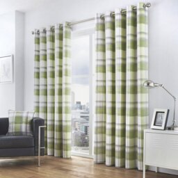 Cotton Sheer Curtain Pair