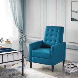 Single Reclining Chair With Adjustable Back & Footrest
