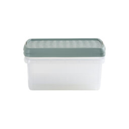 Wham Clip 10.5L Rectangular Plastic Storage Boxes with Secure Clip Lock Lids. L:39 x W:24 x H:15.5cm Clear/Stone/Slate Grey