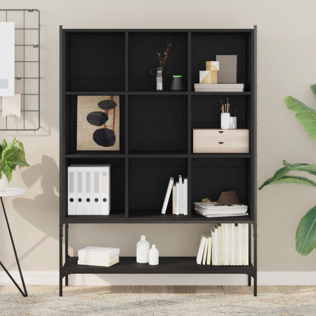 Hagley 141.5cm H x 102cm W Metal Bookcase