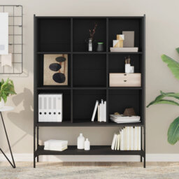 Hagley 141.5cm H x 102cm W Metal Bookcase