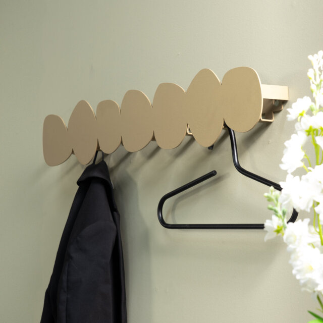 Spinder X Eva Van De Ven Steel Wall 7 - Hook Coat Rack