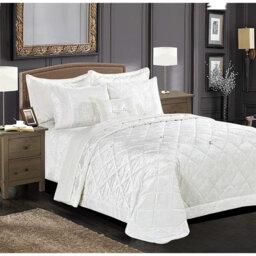 Analey Polyester Solid Colour Bedspread