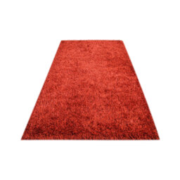 Handmade Shag Wool Red Rug