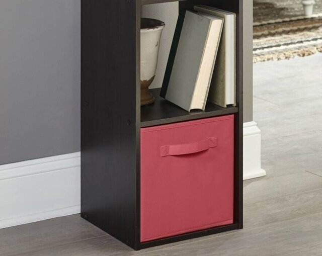 Cubeicals Fabric Basket 28cm Collapsible Storage Cube Drawer with Pull Handle
