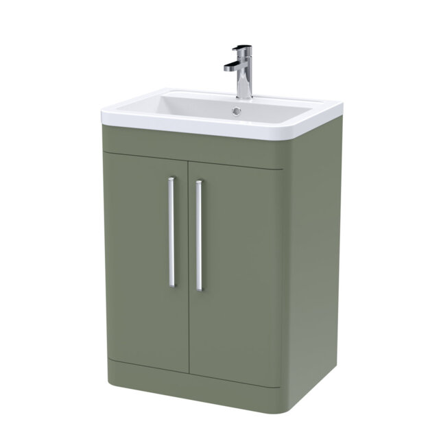Parade 600mm Single Bathroom Vanity with Integrated Vitreous China Basin