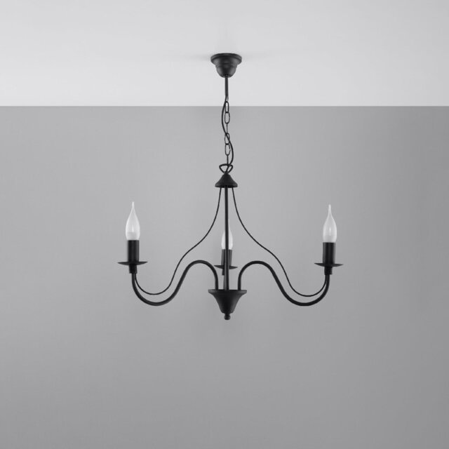 Tanan 3 - Light Candle Style Chandelier