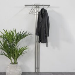 Metal Wall 2 - Hook Wall Mounted Coat Rack