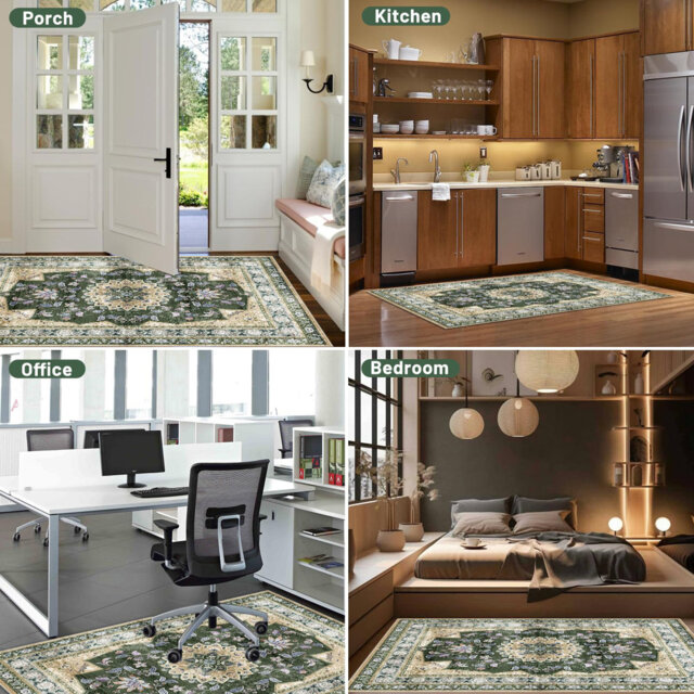 "Heavy Duty Office Chair Mat, 48""X60"" for Hardwood & Tile Floors, Anti-Slip Protector"