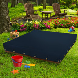 Heavy Duty Multipurpose Outdoor Waterproof Sandbox Cover, Durable & UV Resistant Patio Sandpit cover