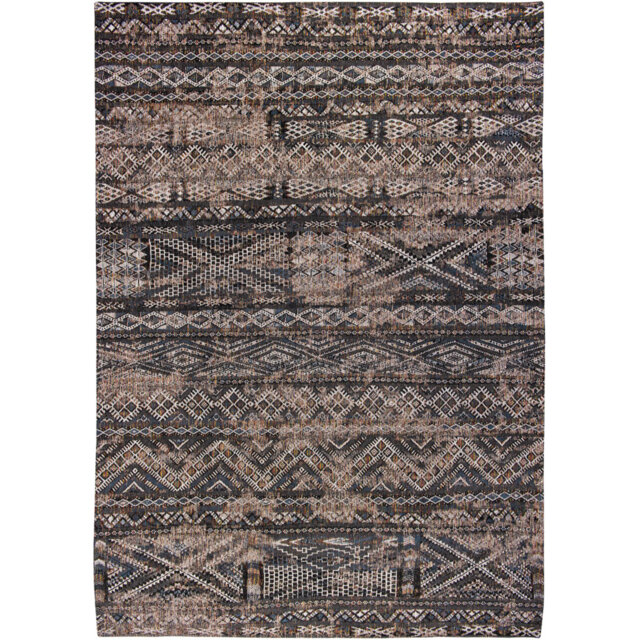 Flatweave Black/Brown Rug