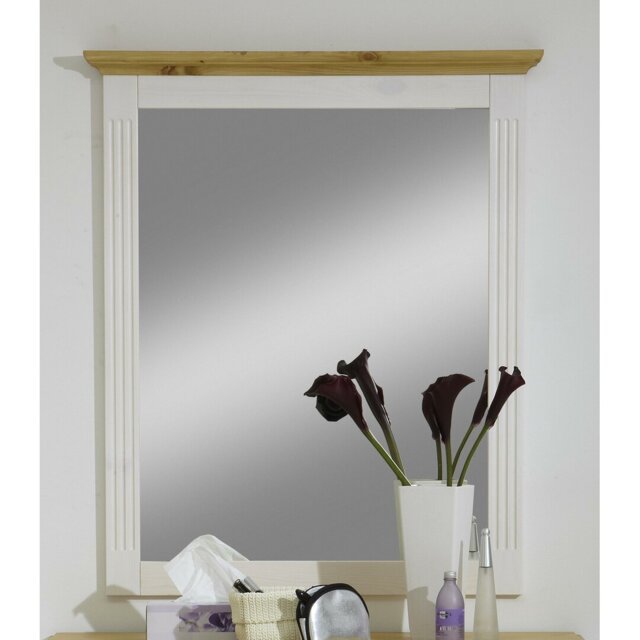Eva Wood Flat Wall Mirror
