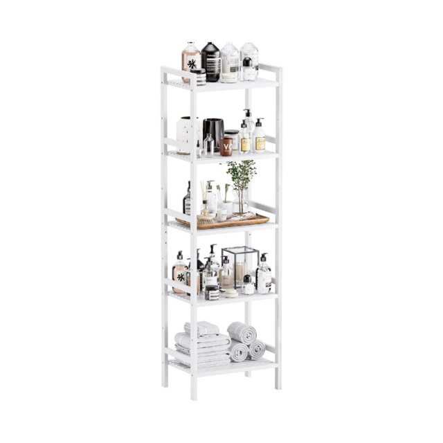 142cm H x 45cm W Bamboo / Rattan Bookcase