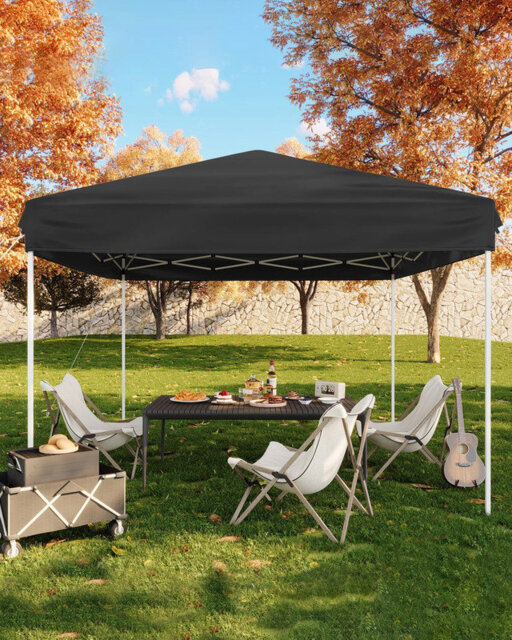 3x3m Pop Up Gazebo – Waterproof Canopy Tent with Carry Bag, Adjustable Height & Sandbags for Outdoor Events