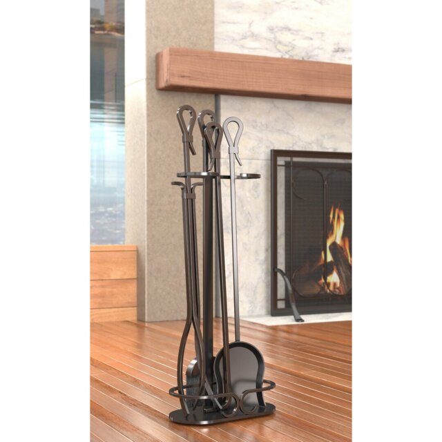 Steel Fireplace Tool Set