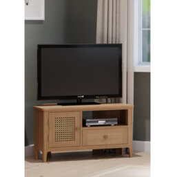 "Maximilien Unfinished Corner TV Stand for TVs up to 32"""