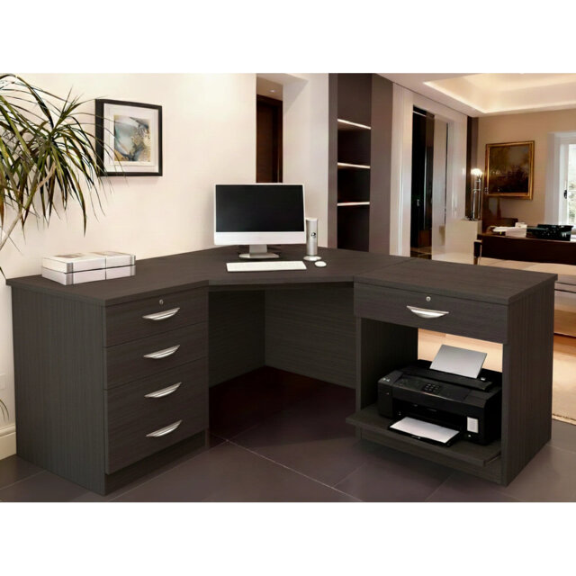 Walshaw Corner Solid Wood Base Writing Desk