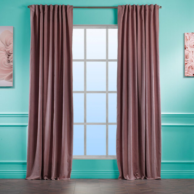 Blackout Thermal with Liner Extra Long & Extra Wide Decorative Curtain Single Panel
