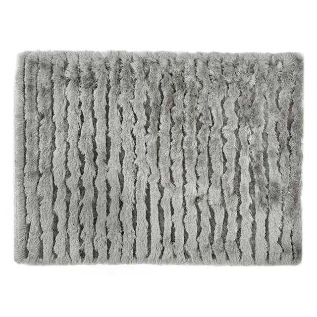Jewell Machine Woven Silver Indoor Rug