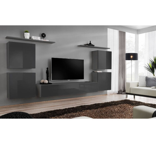 "Eleany Unfinished Floating Entertainment Centre for TVs up to 70"""