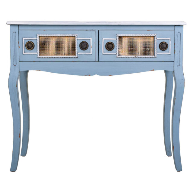 Zehr 90cm Solid Wood Top Console Table