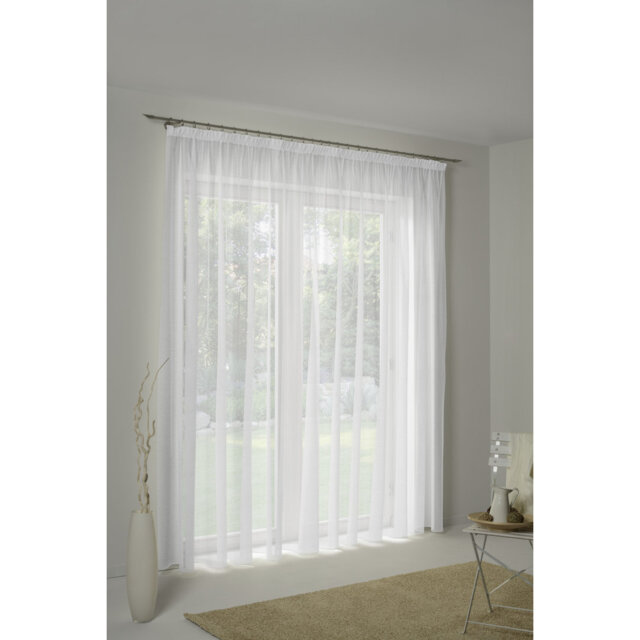 Paulson Pencil Pleat Semi Sheer Curtain